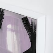 "Hidden and Revealed II" - Art Print in Lilac by Angela Simeone - Frame Close-up