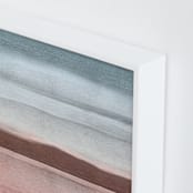"Liquid Sunset II" - Art Print in rust by Cass Imagines - Frame Close-up