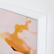 "Marigolds No.1" - Art Print in Marigold Orange by Parima Studio - Frame Close-up