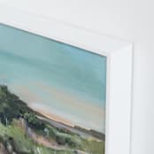"Sunset on the Dunes 1" - Art Print in Misty Blue by AlisonJerry - Frame Close-up