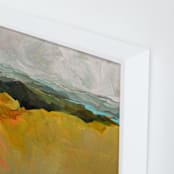 "The Bigger Picture" - Art Print in sienna by Jess Franks - Frame Close-up