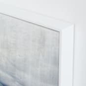 "Distant Light" - Art Print in misty morn by Brian Sostrom - Frame Close-up