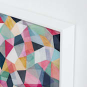 "Kaleidoscope No.1" - Art Print in Cerise by Hooray Creative - Frame Close-up