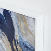"Dreaming in Light" - Art Print in Navy by Julia Contacessi - Frame Close-up