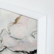 "Beneath the Layers" - Art Print in Pewter by Melanie Severin - Frame Close-up