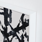 "Ink Bridges 2" - Art Print in Midnight Black by Afton Harding - Frame Close-up