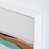 "California Seascape" - Art Print in Sandy peach by Caryn Owen - Frame Close-up