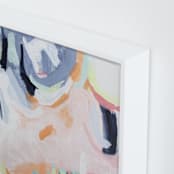 "Dream Peachy" - Art Print in Salmon Pink by Jihye Back Kim - Frame Close-up