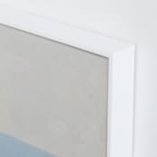 "Calm At Sea" - Art Print in Tranquil Blue by Amanda Phelps - Frame Close-up