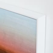 "Liquid Sunset I" - Art Print in Rust by Cass Imagines - Frame Close-up