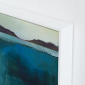 "Waterfall Crossing" - Art Print in Waterfall Blue by AlisonJerry - Frame Close-up