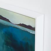 "Waterfall Crossing" - Art Print in Waterfall Blue by AlisonJerry - Frame Close-up