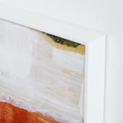 "To The Sea II" - Art Print in aqua blue by sue prue - Frame Close-up