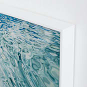 "Slip" - Art Print in Marine Blue by Kelly Johnston - Frame Close-up