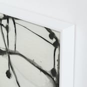 "Plant Cell 3" - Art Print in Black and White by Mary Gaspar - Frame Close-up