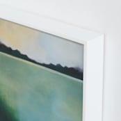 "Whispering Pines" - Art Print in Whisper Green by AlisonJerry - Frame Close-up