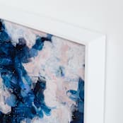 "Pamela" - Art Print in Ocean Blue by Parima Studio - Frame Close-up
