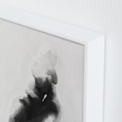 "mother embrace" - Art Print in Black by Kate Ahn - Frame Close-up