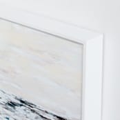 "Faded Fury Diptych II" - Art Print in Blush by Nicoletta Savod - Frame Close-up