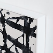"Ink Bridges" - Art Print in Midnight Black by Afton Harding - Frame Close-up
