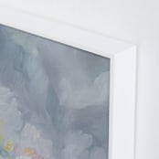 "Grace in the Winds" - Art Print in Gray by Emily Jeffords - Frame Close-up