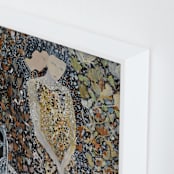 "Enmeshed" - Art Print in Copper by marcia biasiello - Frame Close-up