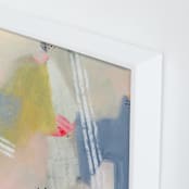 "Blue Jeans" - Art Print in Denim by Lindsay Megahed - Frame Close-up