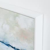"Solstice" - Art Print in Snow by Lindsay Megahed - Frame Close-up