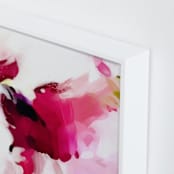 "By the window I" - Art Print in Shades of Pink by Parima Studio - Frame Close-up