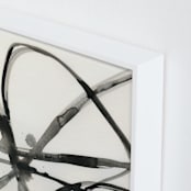 "Plant Cell 1" - Art Print in Black and White by Mary Gaspar - Frame Close-up