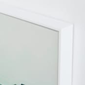 "Abstract Pacific Seascape Diptych 1" - Art Print in Greenish Turquoise by Caryn Owen - Frame Close-up