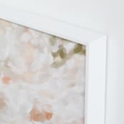 "Whispered 1" - Art Print in coral by Melanie Severin - Frame Close-up