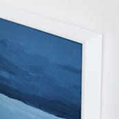 "Blue Horizon" - Art Print in deep blue by Colleen Ehrlich - Frame Close-up