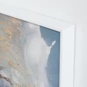 "Undertow" - Art Print in Gray Blue by Julia Contacessi - Frame Close-up