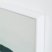 "Abstract Pacific Seascape Diptych 2" - Art Print in Turquoise by Caryn Owen - Frame Close-up