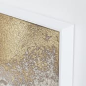 "Aurum Sand No. 3" - Art Print in Gold by Julia Contacessi - Frame Close-up
