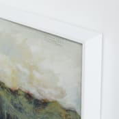 "Neutral Ground" - Art Print in Moss Green by Lorent and Leif - Frame Close-up