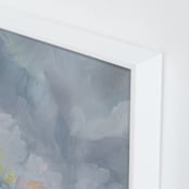 "Grace in the Winds" - Art Print in Gray by Emily Jeffords - Frame Close-up