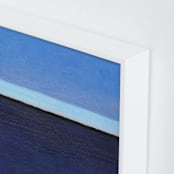 "Deep Blue Bay" - Art Print in Deep Blue Sea by Carol C. Young - Frame Close-up
