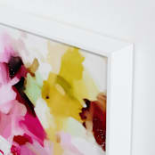 "By the window II" - Art Print in Mustard by Parima Studio - Frame Close-up