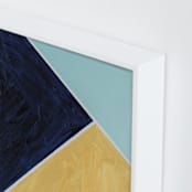 "Continental" - Art Print in Sunshine by Amy Gray - Frame Close-up
