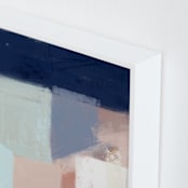"Fit in" - Art Print in Navy by Yaling Hou Suzuki - Frame Close-up