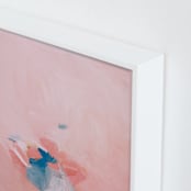 "Soft Coral" - Art Print in Soft Coral by Caryn Owen - Frame Close-up