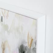 "Ever Softly" - Art Print in Charcoal by Melanie Severin - Frame Close-up
