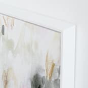 "Ever Softly" - Art Print in Charcoal by Melanie Severin - Frame Close-up