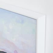 "Pink Summer Haze" - Art Print in White by Sara Shashani - Frame Close-up