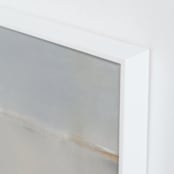 "Winter Beach" - Art Print in White by Sadie Holden - Frame Close-up