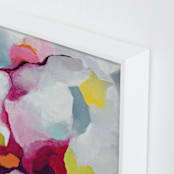 "Infusion" - Art Print in blue by Mya Bessette - Frame Close-up