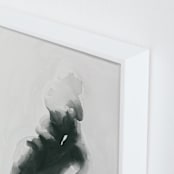 "Mother Embrace Color" - Art Print in Pewter by Kate Ahn - Frame Close-up