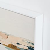 "Come Ashore" - Art Print in Shell by Caryn Owen - Frame Close-up